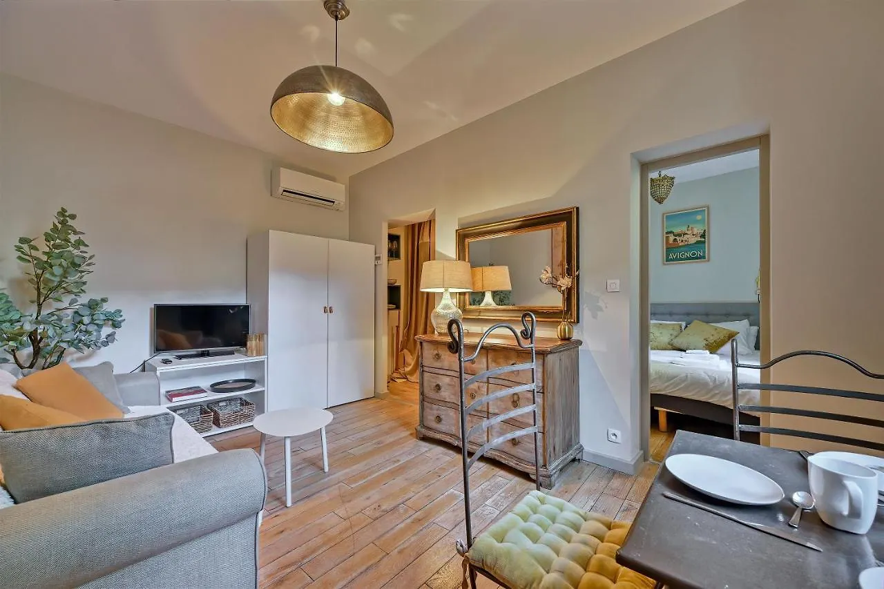 Au Coeur Des Papes, Dans Batisse De Charme Studios & Appartements En Coeur De Ville Avignon 0*,